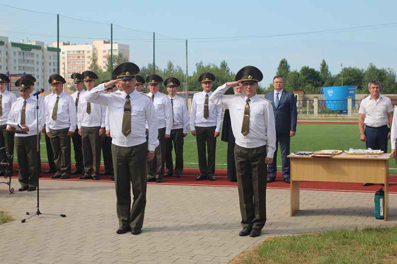 В Бобруйске прошло торжественное мероприятие в преддверии Дня пожарной службы